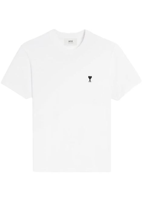 t-shirt adc contrasted uomo bianca AMI PARIS | HTS346.724100